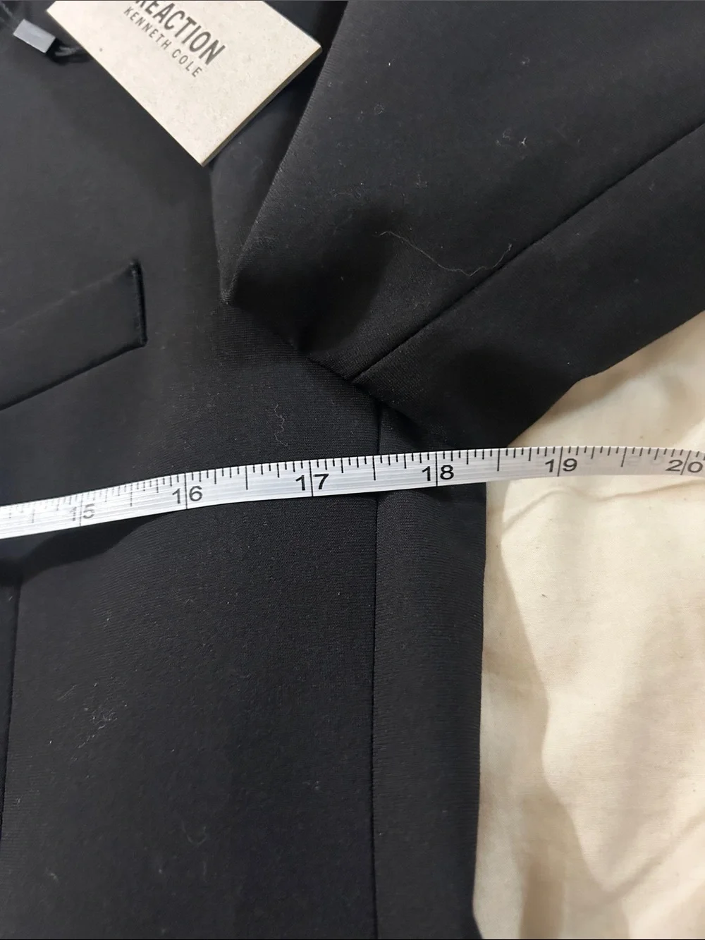 Kenneth Cole Reaction Big Boys Stretch Slim Fit Suit Jacket - Black. 18 reg NEW